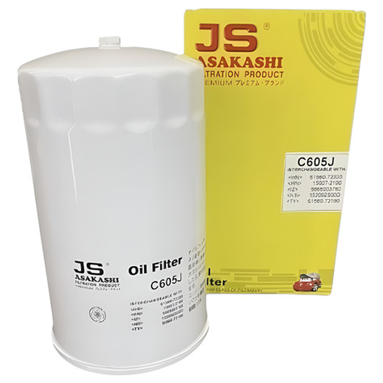 Filtro Aceite Hino Xzu Serie 300 - Japonés - Js Asakashi 1