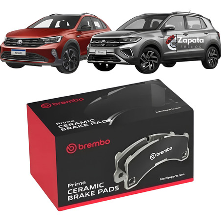 Pastillas Freno Traseras Brembo Volkswagen T-cross - Nivus 1
