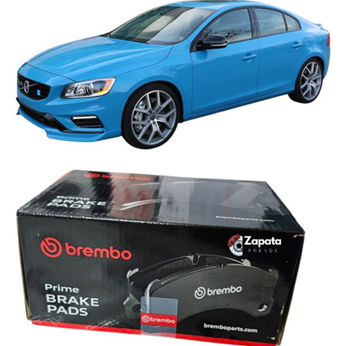 Pastillas Freno Delanteras Brembo Volvo S60 Desde Año 2010 1