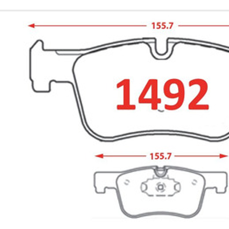 Pastillas Freno Delanteras Cerámica Bmw 120i (f20/21) 2