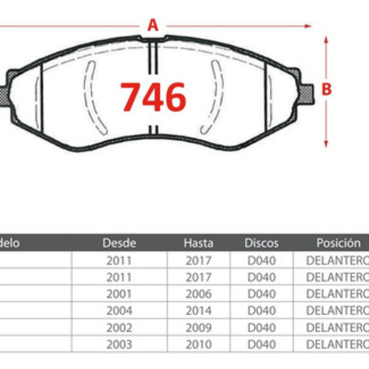 Pastillas De Frenos Delanteras Chevrolet Optra 2002-2014 2