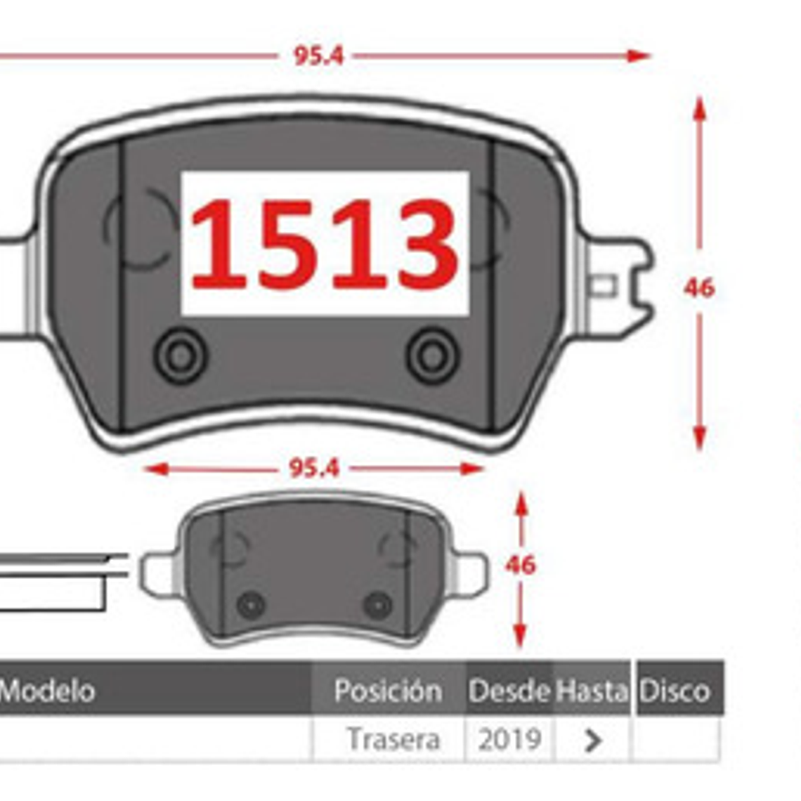 Pastillas De Frenos Traseras Gtx Changan A500 2019 + 2