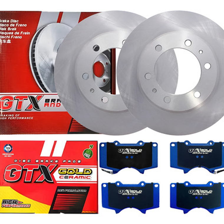 Discos Freno Delantero + Pastillas Toyota 4 Runner 2003-2010 1