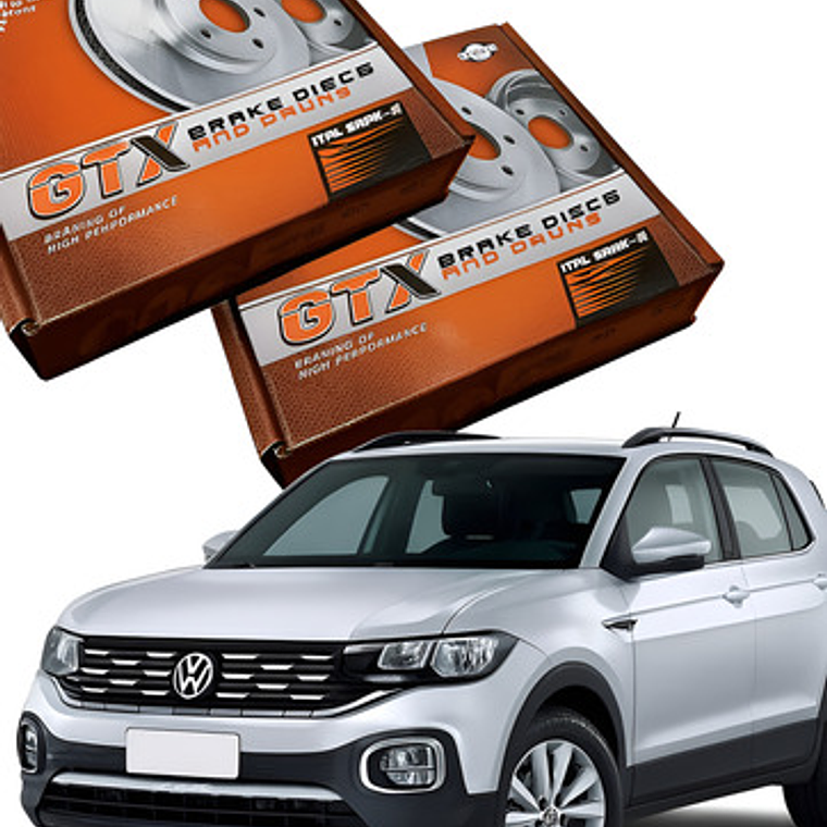 Par Discos De Freno Delanteros Gtx Volkswagen T-cross 1