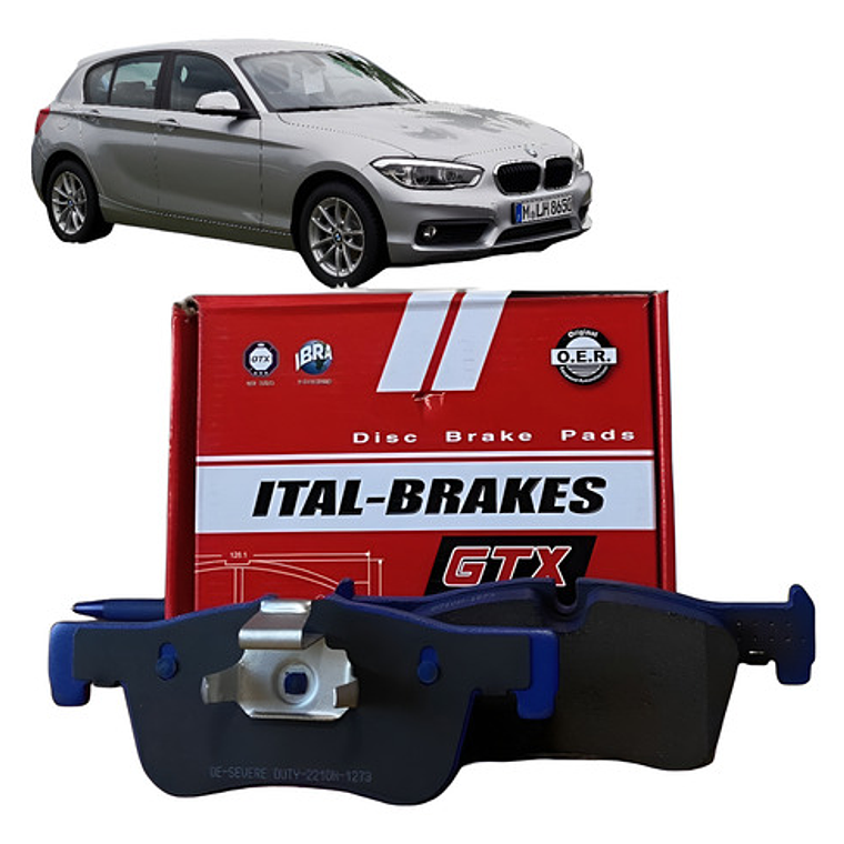 Pastillas Freno Delanteras Bmw 114-116-118 (f20/21)/ 2010- 1