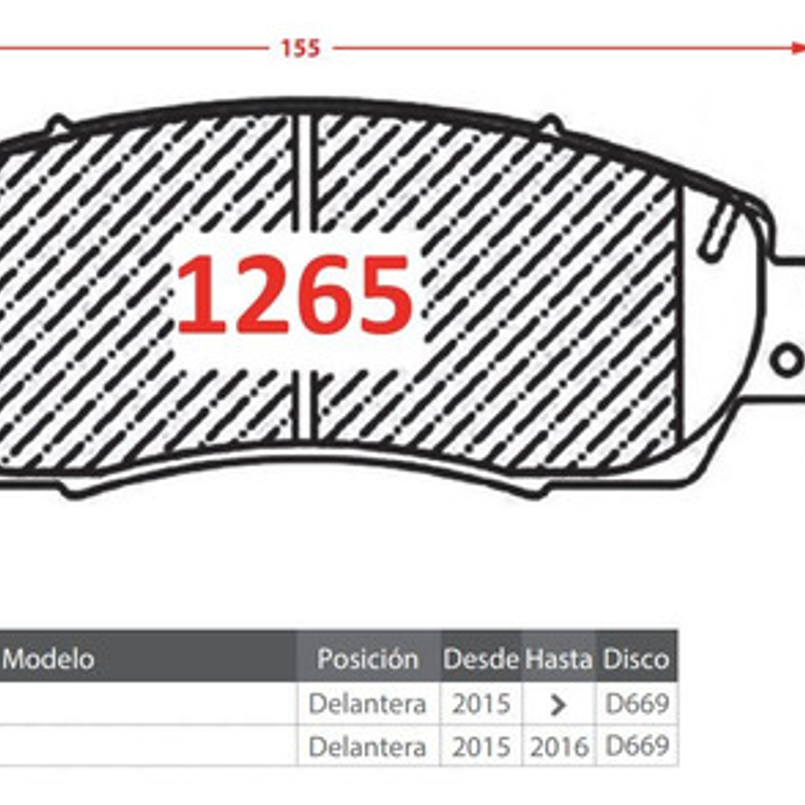 Pastillas De Frenos Delanteras Para Honda Crv 2007-2017 2