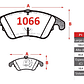 Pastillas Frenos Delanteras Gtx Mercedes Benz Serie E 2010 + - Miniatura 2