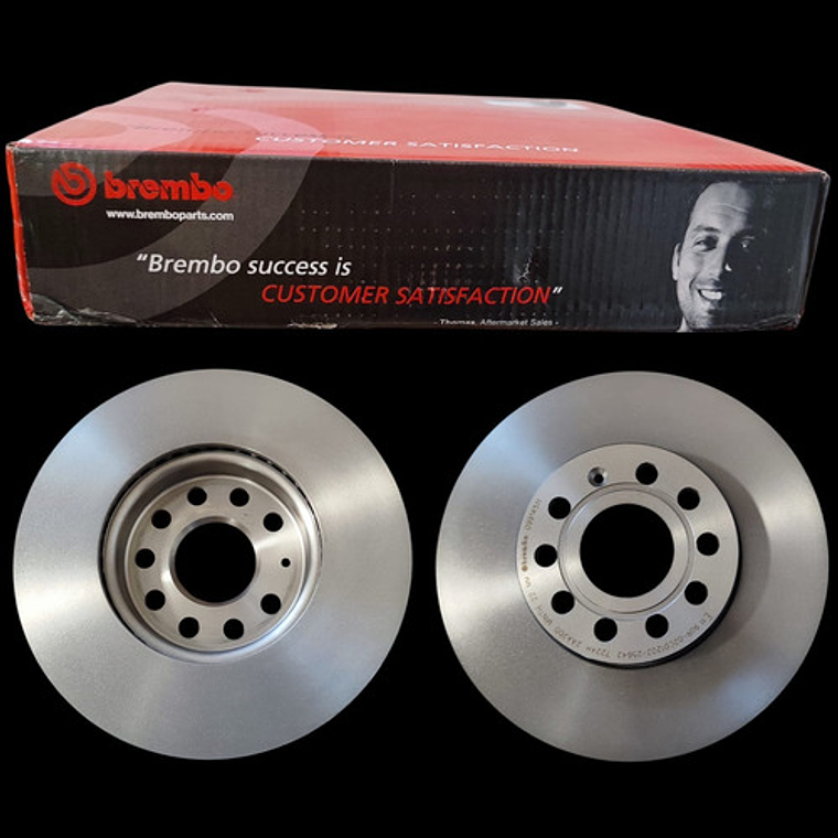 Discos Freno Traseros Brembo Subaru Xv Año 2012-2017 2