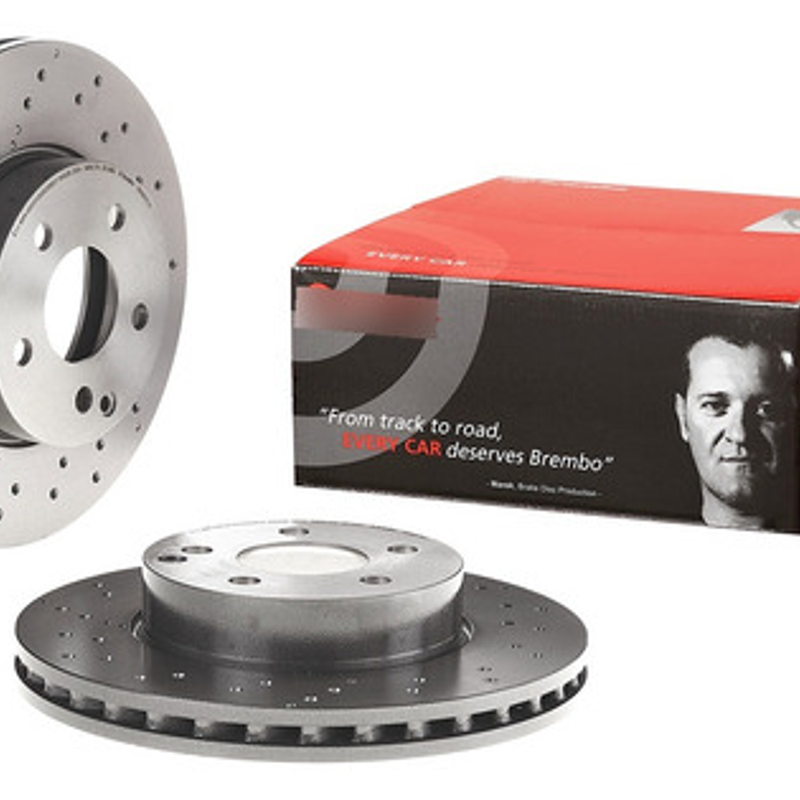 Discos Freno Delanteros Brembo Mercedes Benz C180 - 200 W204 1