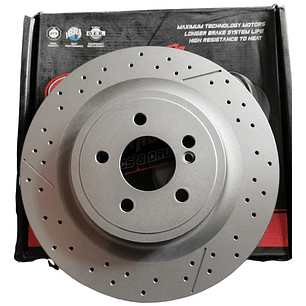 Discos Freno Perforados Del + Pastillas Mercedes Benz Gla45