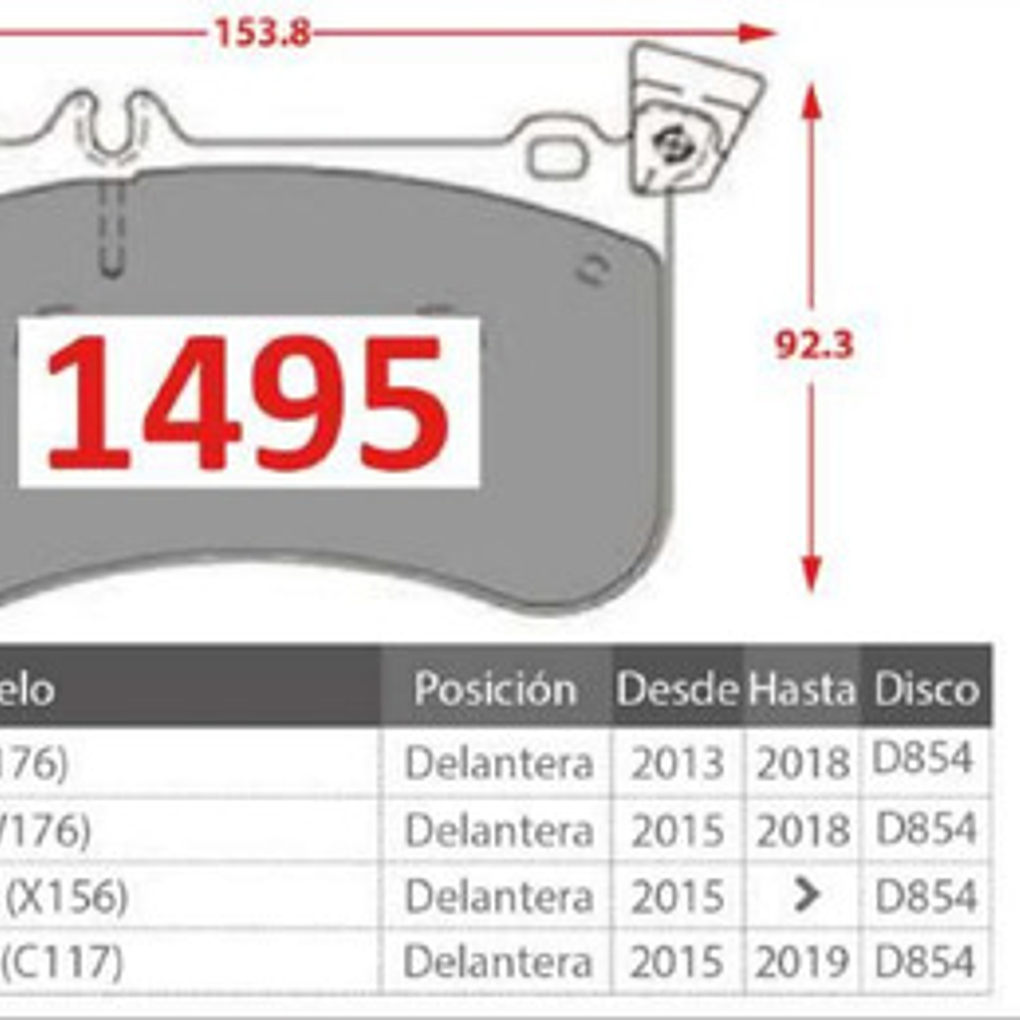 Discos Freno Perforados Del + Pastillas Mercedes Benz Gla45 4
