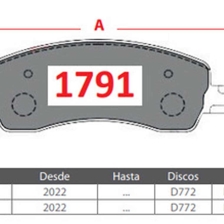Pastillas Freno Delantera Cerámica Fiat Pulse 1.3 - 2022 + 2