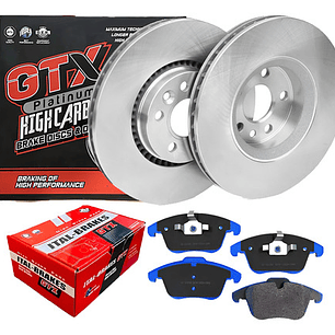 Discos Freno High Carbon + Pastillas - Volvo S60 2010-2018