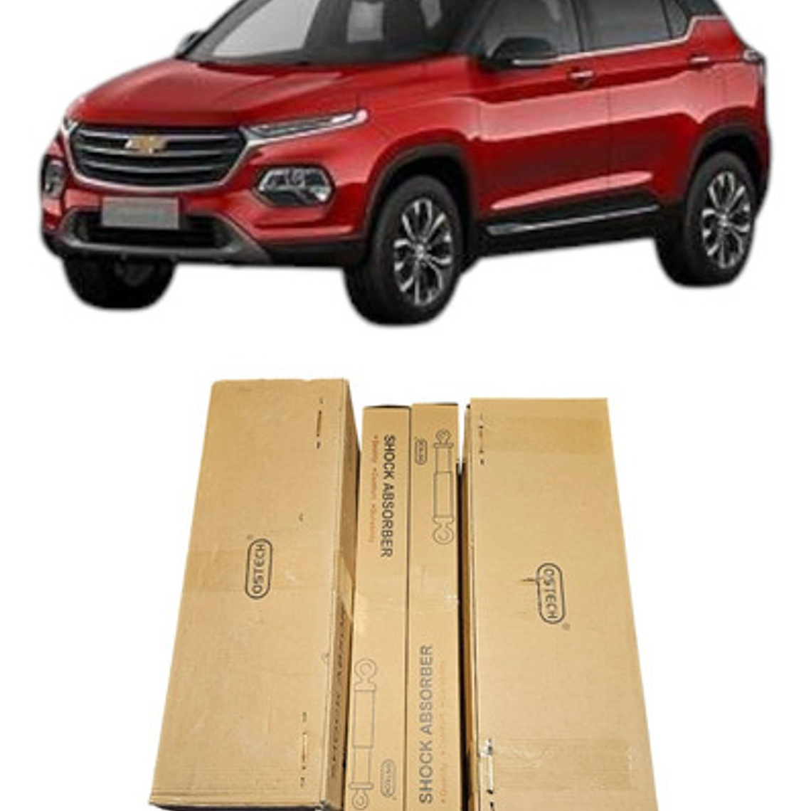 Par Amortiguadores Delanteros Chevrolet Groove 2021+ 2