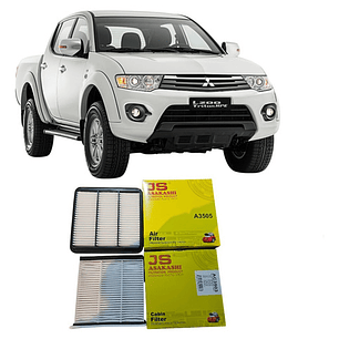 Filtro Aire + Filtro Polen Japonés Mitsubishi L200 2007-2015