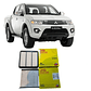 Filtro Aire + Filtro Polen Japonés Mitsubishi L200 2007-2015 - Miniatura 1