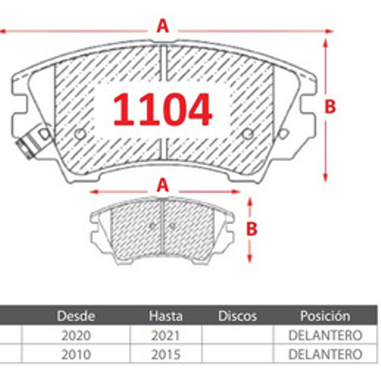Pastillas Frenos Delanteras Brembo - Chevrolet Camaro 2012 + 4