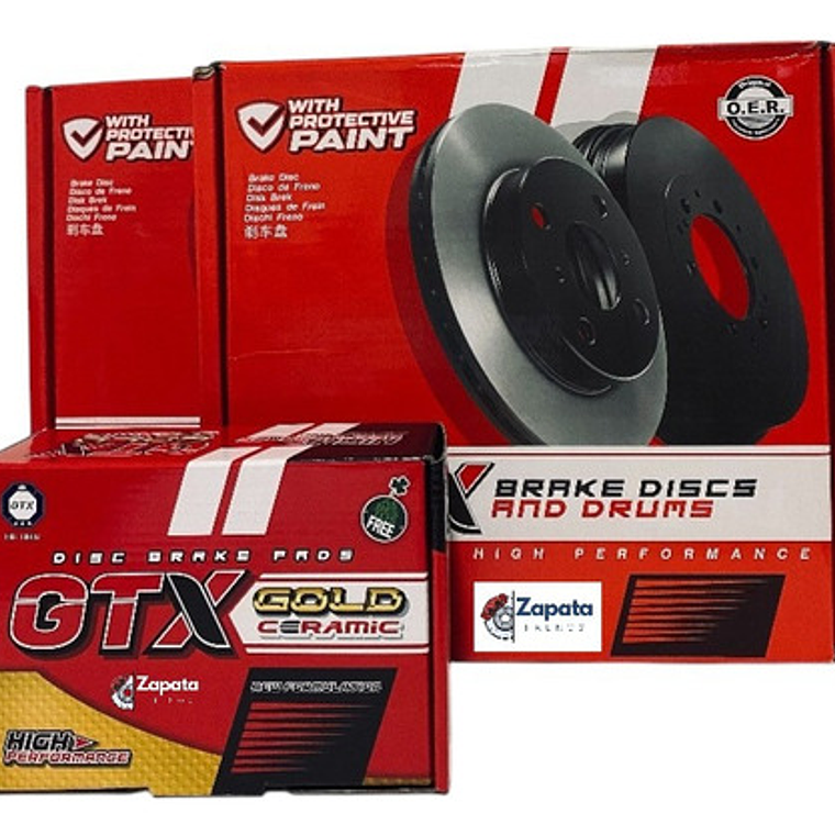 Discos Freno + Pastillas Cerámica Kia Sorento 2015 2021 1