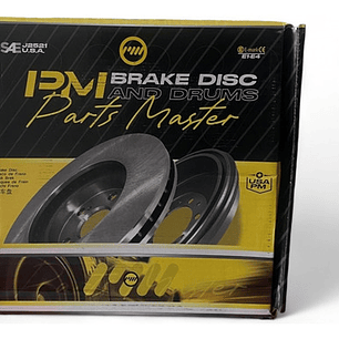 Par De Discos Freno Delanteros Para Mitsubishi Mirage 2012+