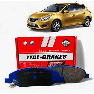 Pastillas Freno Delanteras +pastillas Nissan Tiida 2006-2018