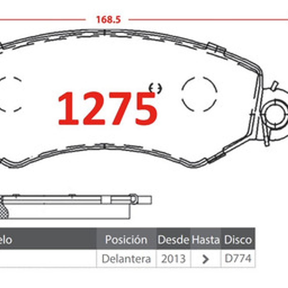 Discos + Pastillas De Freno Del Maxus V80 2.5 2013-2021 6