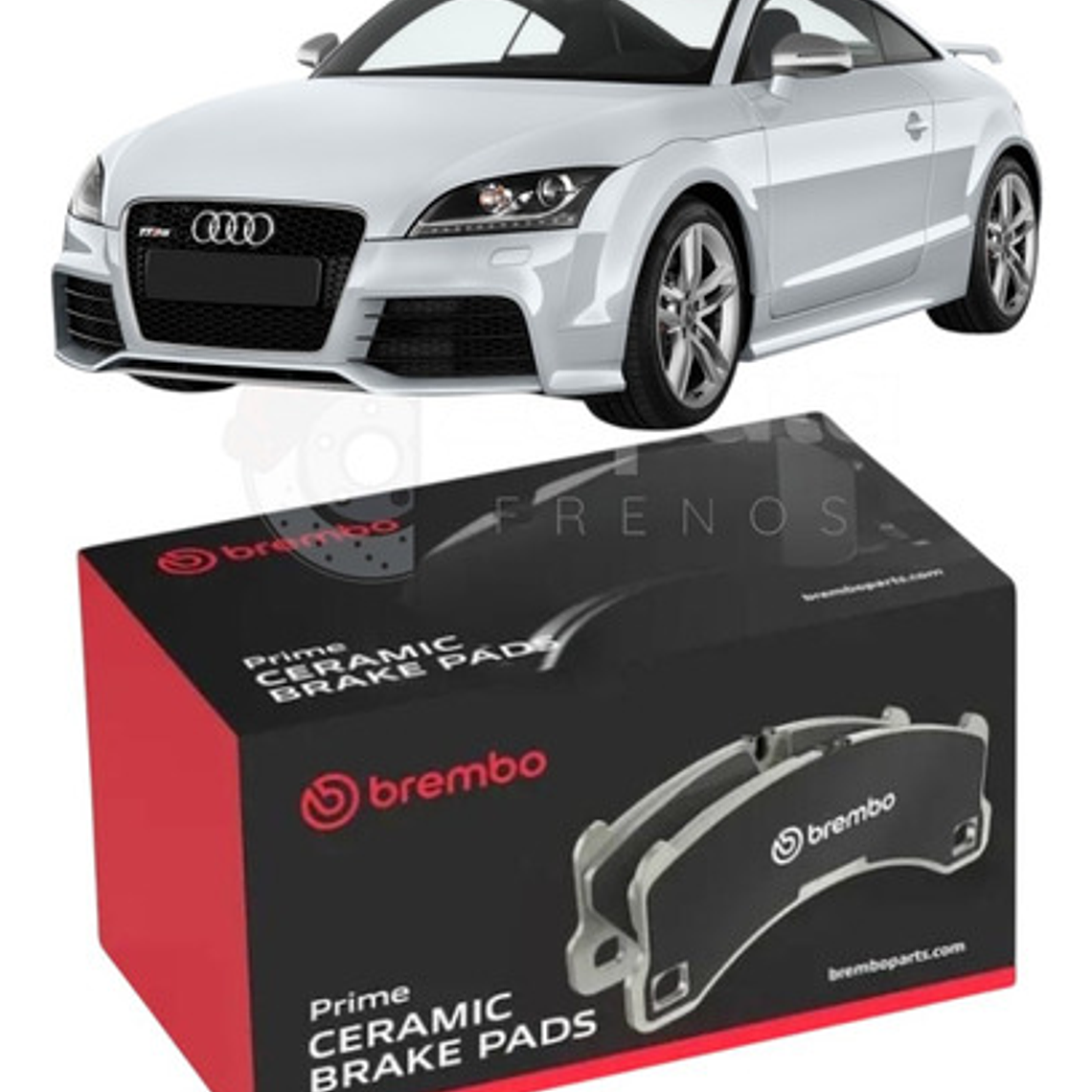 Pastillas Freno Traseras Brembo Audi Tt 2006-2014 1
