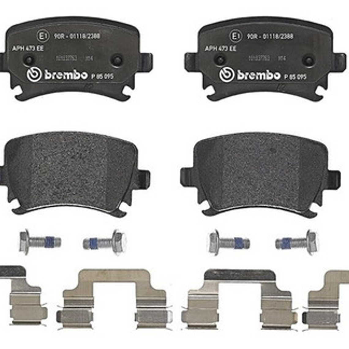Pastillas Freno Traseras Brembo Audi Tt 2006-2014 4