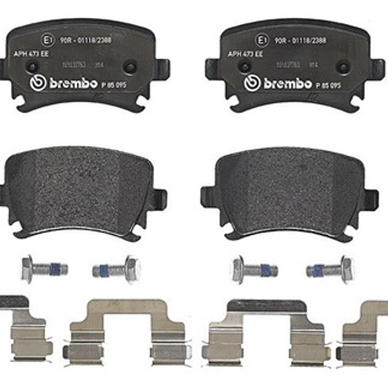 Pastillas Freno Traseras Brembo Audi Tt 2006-2014 4