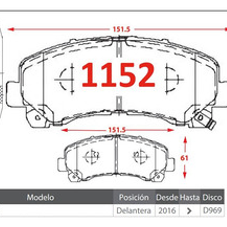 Discos + Pastillas Freno Delanteras Gtx Para Maxus T60 2.8 4