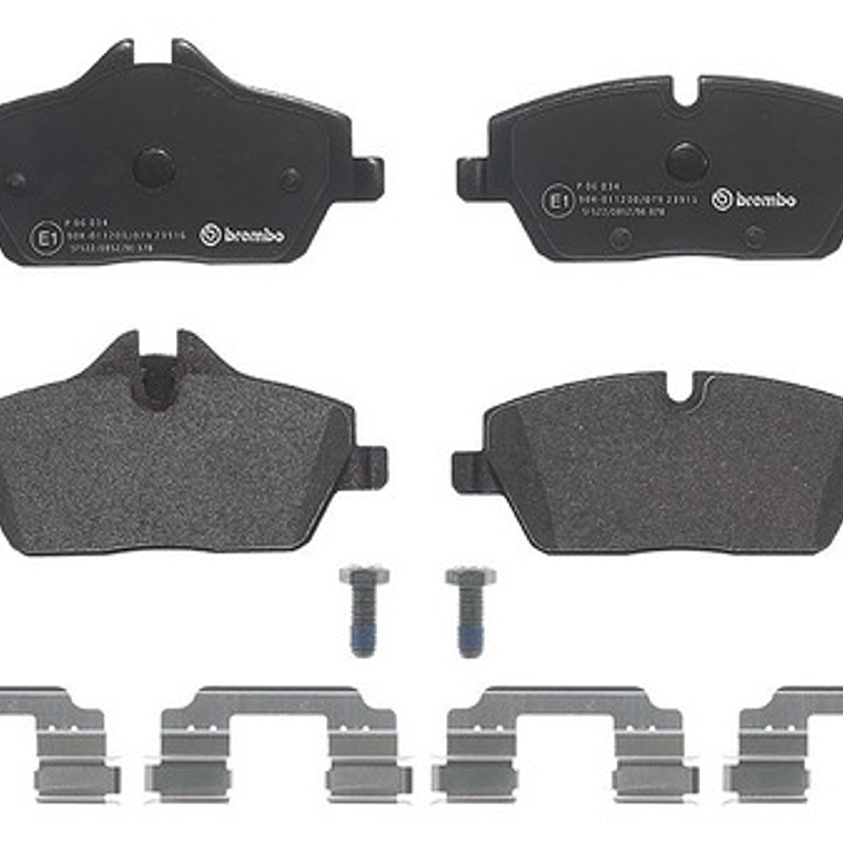 Pastillas De Frenos Delanteras Brembo - Bmw 116i 2004-2010 4