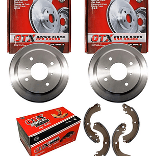 Tambores Freno Gtx (par) Para Nissan Tiida 2006+