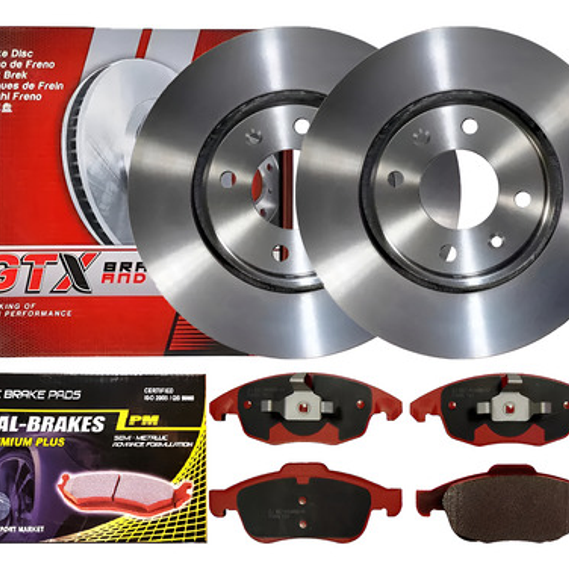 Discos Freno Con Pastillas Delantero Citroen C4 2011 2017 1