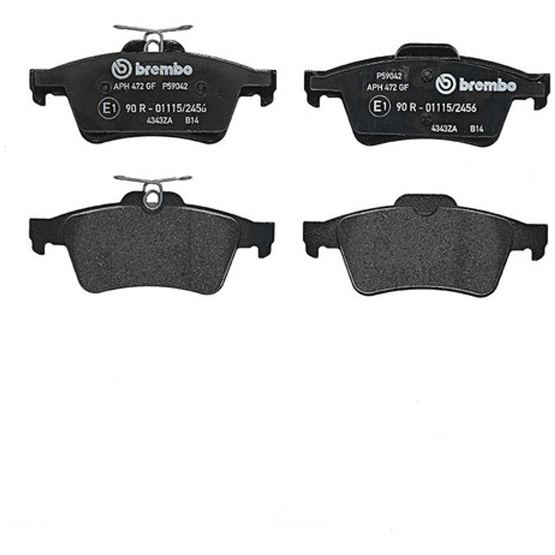 Pastillas De Frenos Traseras Brembo Volvo V-40 2006-2019 4