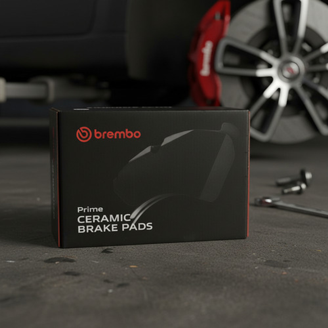 Pastillas Freno Delantera Cerámica Brembo Mazda Cx9 2010+ 1