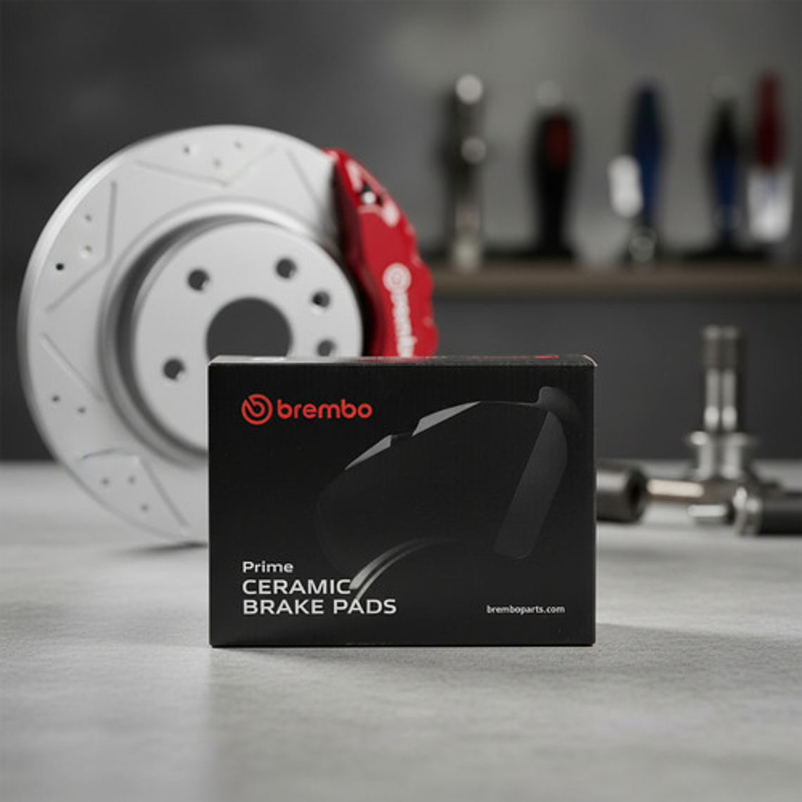 Pastillas Freno Delantera Cerámica Brembo Mazda Cx9 2010+ 4