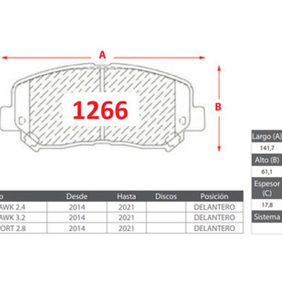 Pastillas Freno Del + Tra Jeep New Cherokee Sport 2015+ 2