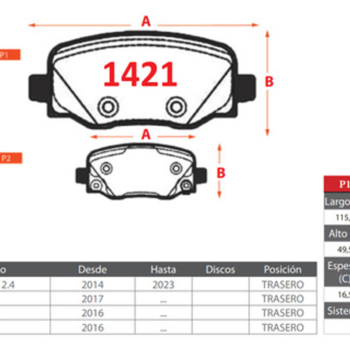 Pastillas Freno Del + Tra Jeep New Cherokee Sport 2015+ 3
