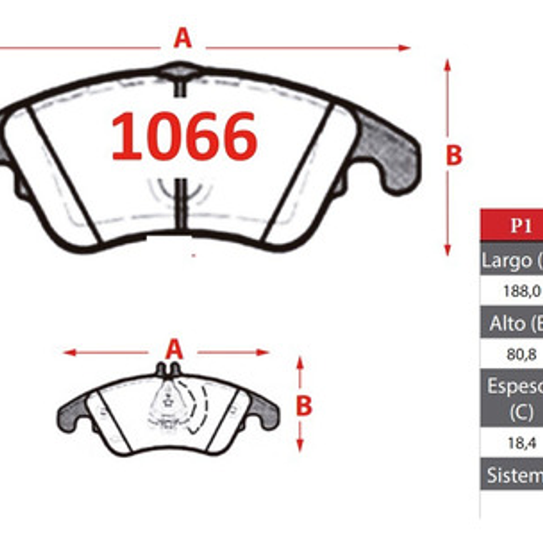 Pastillas Frenos Delanteras Brembo Mercedes Benz Clase E 2