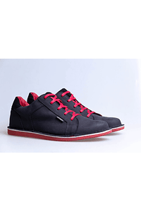 SNEAKERS NEGRO GRASOROJA