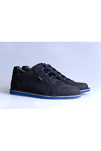 SNEAKERS NEGRO GRASOAZUL