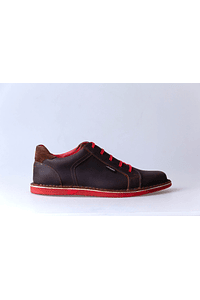 SNEAKERS EDICION LIMITADA CAFÉ ROJO