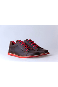 SNEAKERS EDICION LIMITADA CAFÉ ROJO