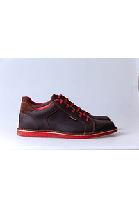 SNEAKERS EDICION LIMITADA CAFÉ ROJO