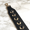 Straps Cartera Negro y piedras