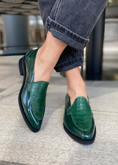 Zapato Isadora verde