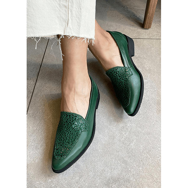 Zapato Isadora Verde print