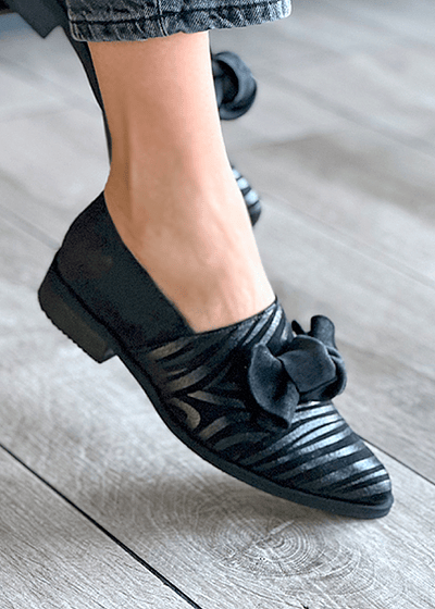 Zapato Julieta negro print