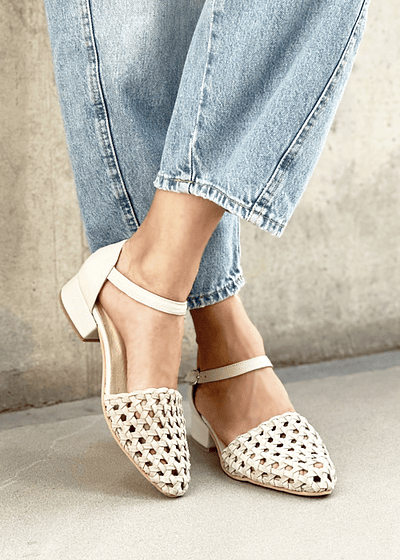 Zapato Renata tejido