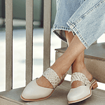 Puntilla Marfil Tejida