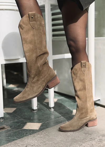 Bota Lourdes Taupe